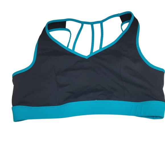 Torrid Curve Active Black Sports Bra Size 2 2X 20 Chest Support TT15 - Picture 1 of 7